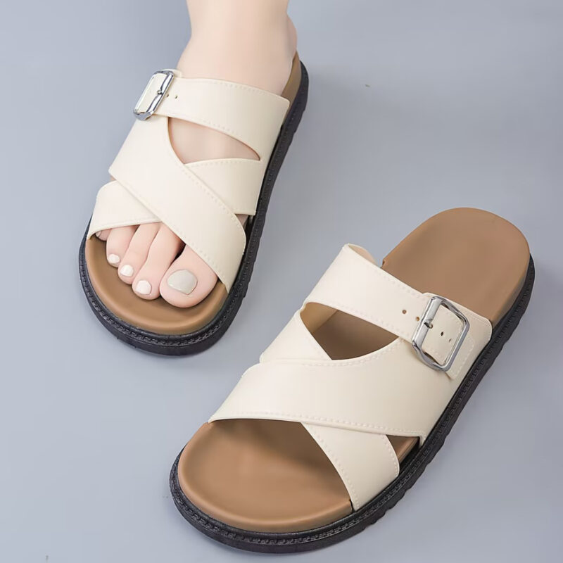 STOMPION X-STRAP BUCKLE SANDALS - Image 3