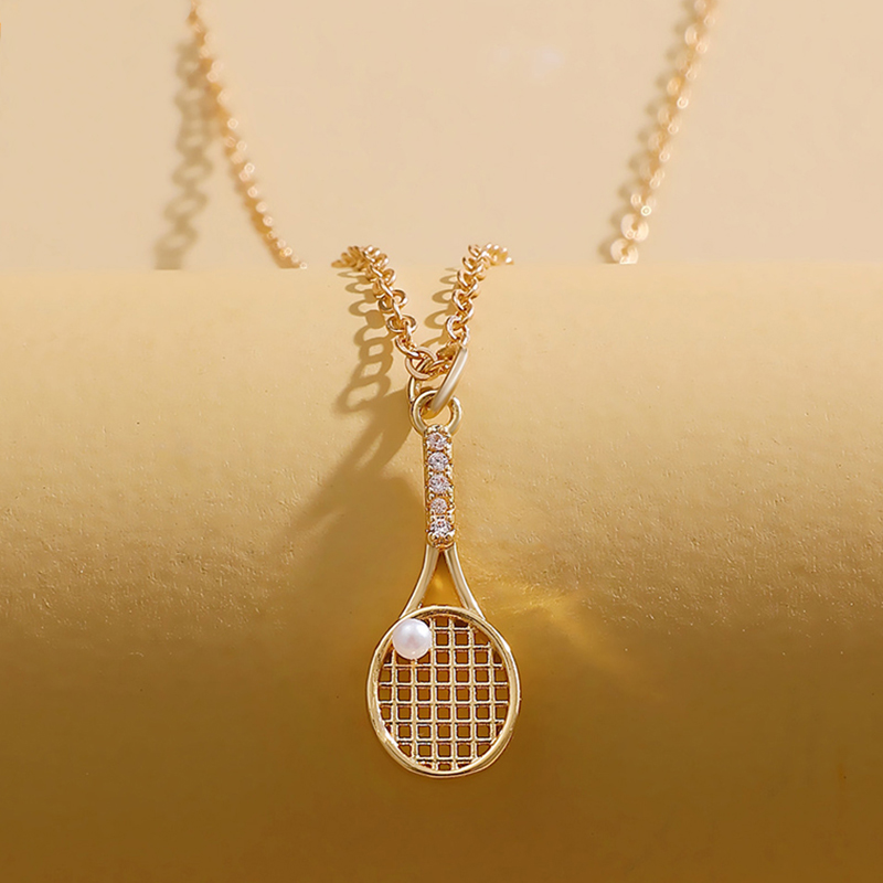SWIRLUXE GOLD TENNIS NECKLACE