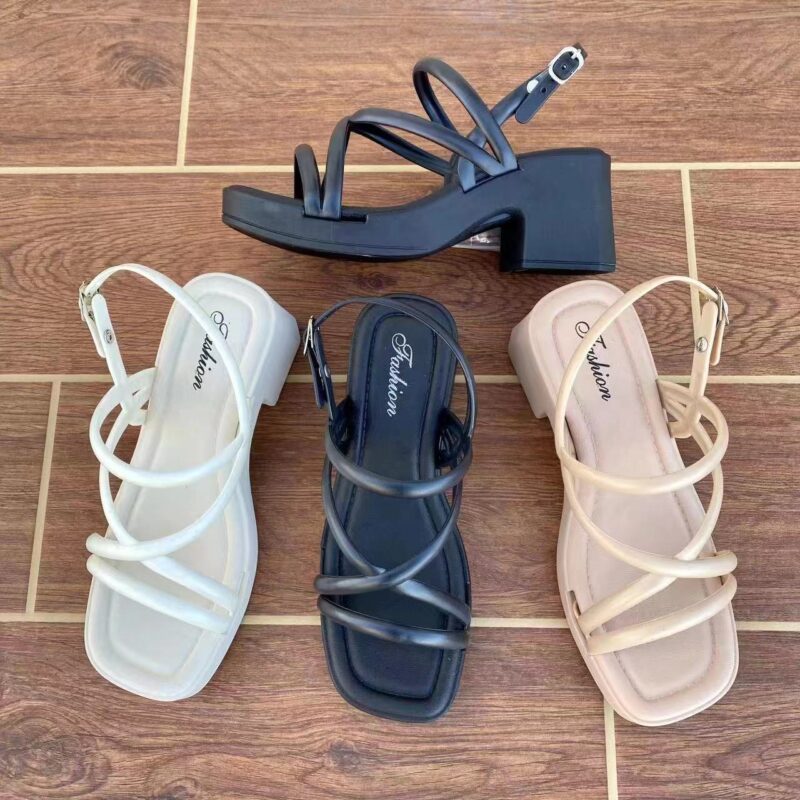 STOMPION X-STRAP BLOCK HEELS - Image 2