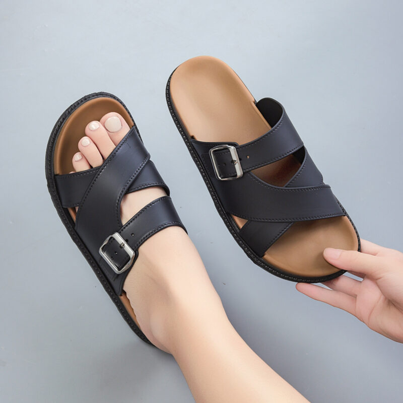 STOMPION X-STRAP BUCKLE SANDALS - Image 7