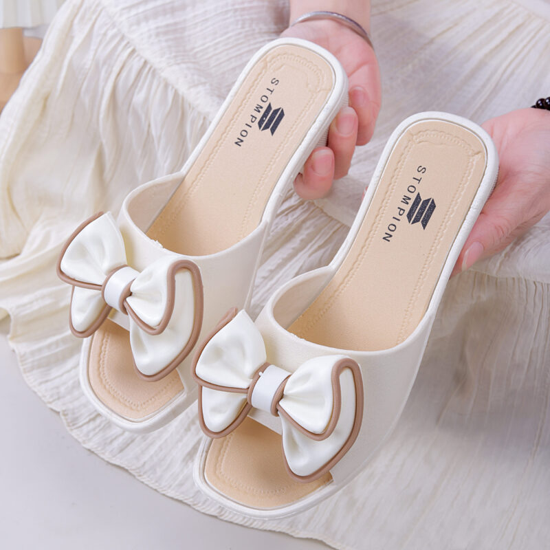 STOMPION OUTLINED RIBBON SANDALS - Image 4