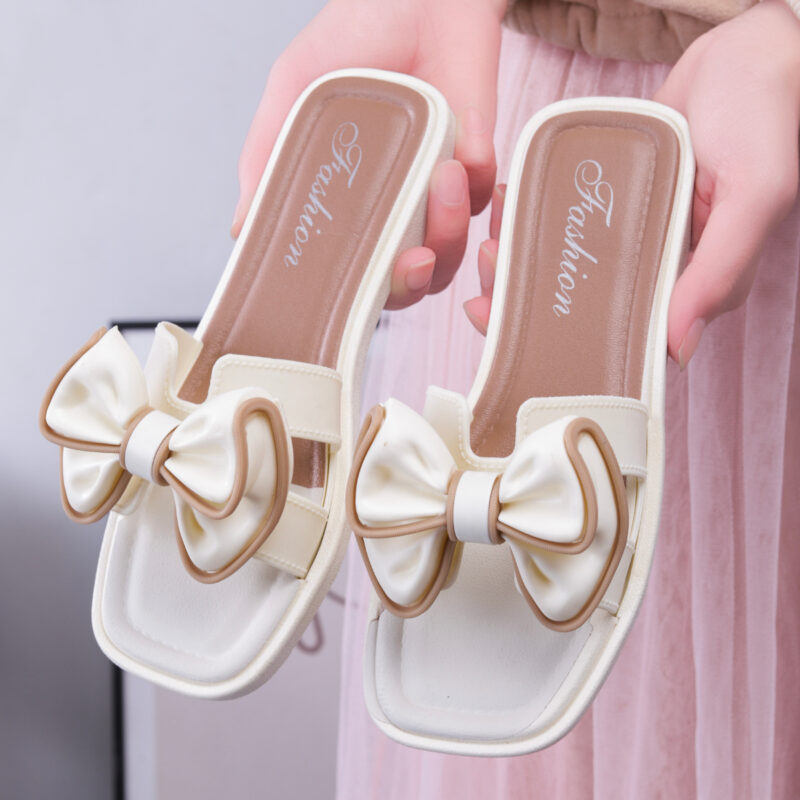 STOMPION OUTLINED RIBBON FLATS