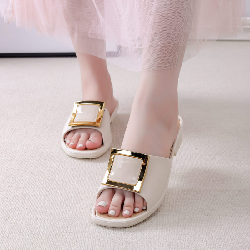 STOMPION SQUARE BUCKLE SANDALS - Image 4