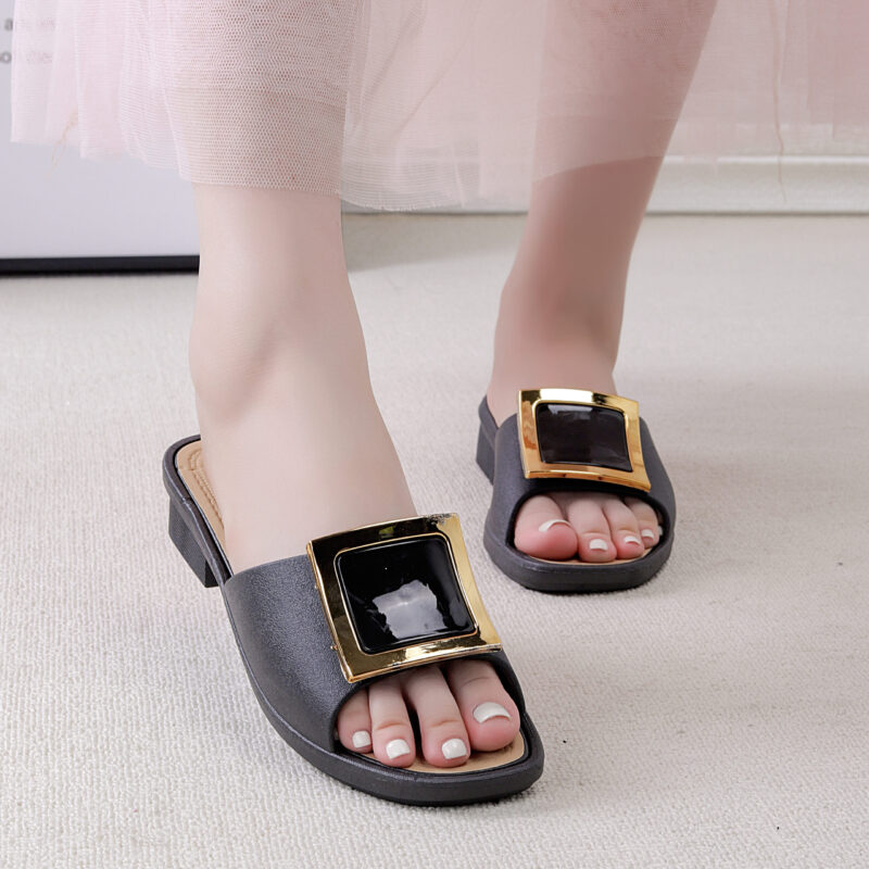 STOMPION SQUARE BUCKLE SANDALS - Image 5