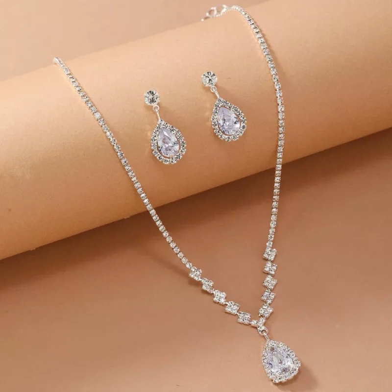 SWIRLUXE SILVER GEM DUO JEWELRY SET - Image 4