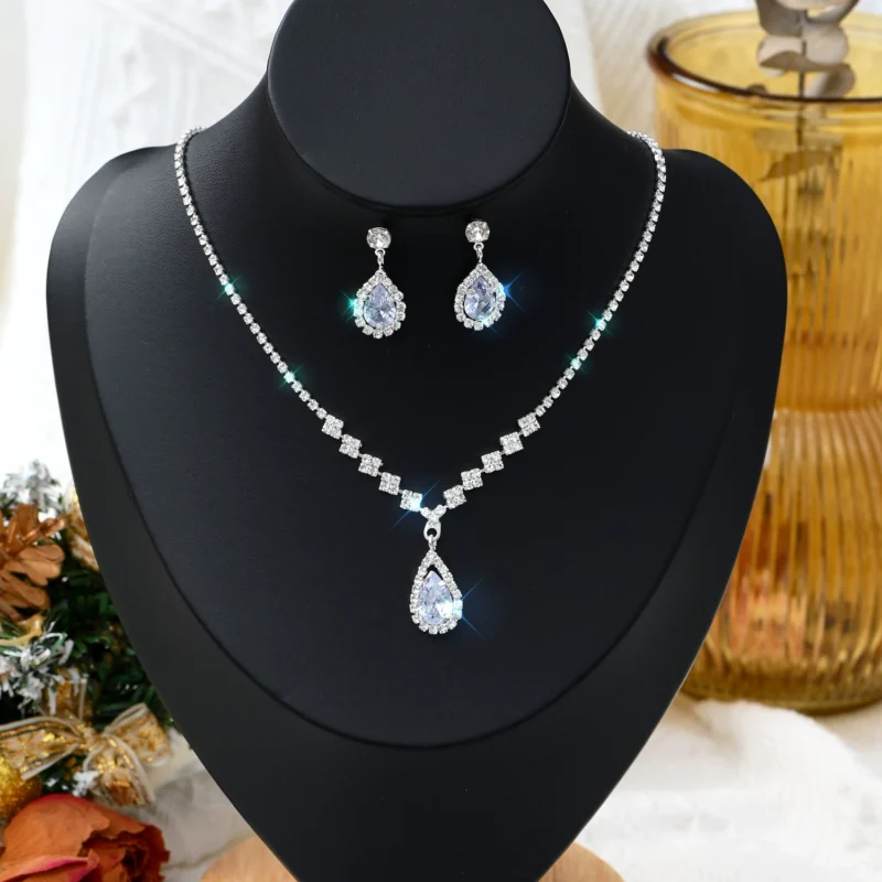 SWIRLUXE SILVER GEM DUO JEWELRY SET - Image 3