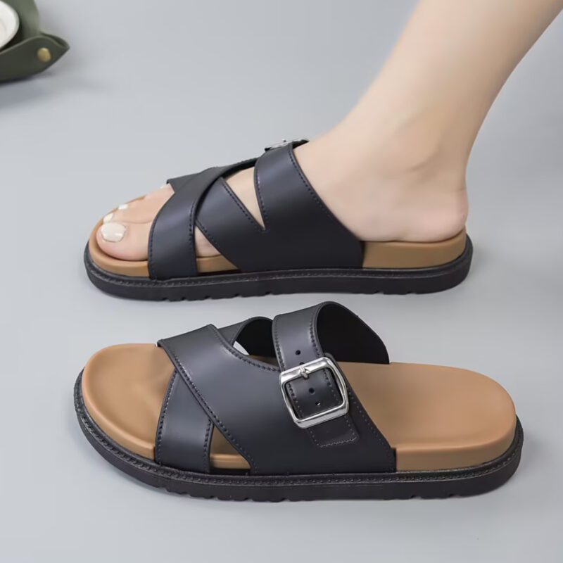 STOMPION X-STRAP BUCKLE SANDALS - Image 8