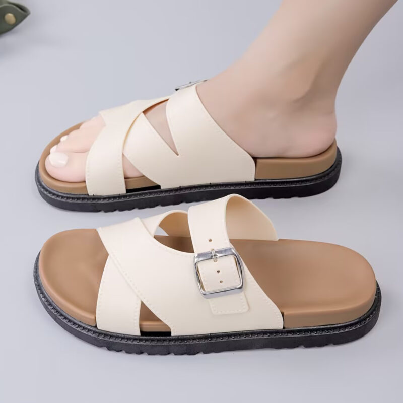 STOMPION X-STRAP BUCKLE SANDALS - Image 10