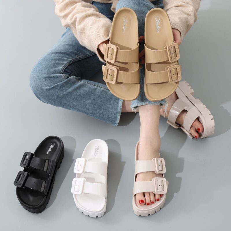 STOMPION DOUBLE BUCKLE SANDALS - Image 6