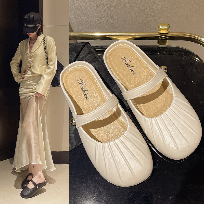 STOMPION RUFFLE BALLET SHOES