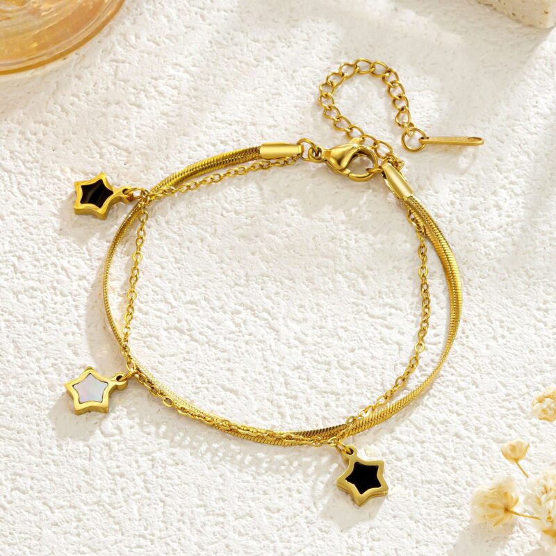 SWIRLUXE GOLD STAR DUO JEWELRY SET - Image 4