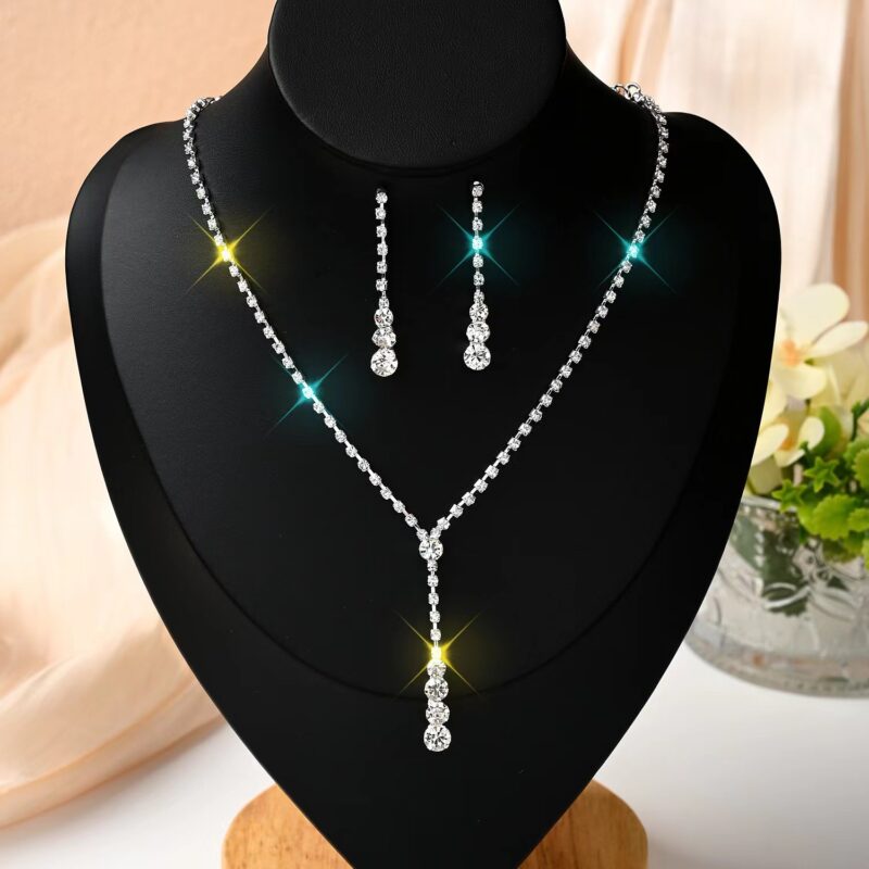 SWIRLUXE SILVER DOTS DUO JEWELRY SET