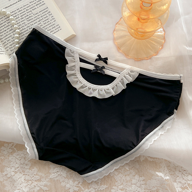 SILKEEN SHEER DOUBLE RIBBON LACE PANTY