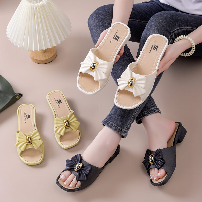 STOMPION RIBBON BUCKLE SANDALS - Image 11