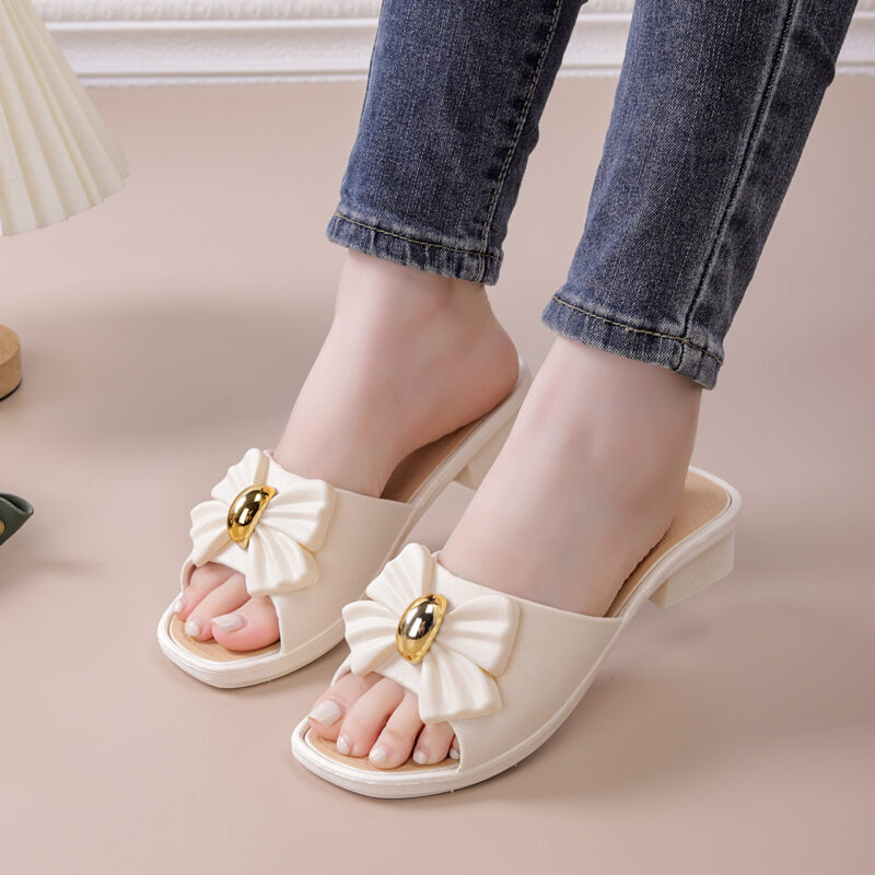 STOMPION RIBBON BUCKLE SANDALS - Image 8