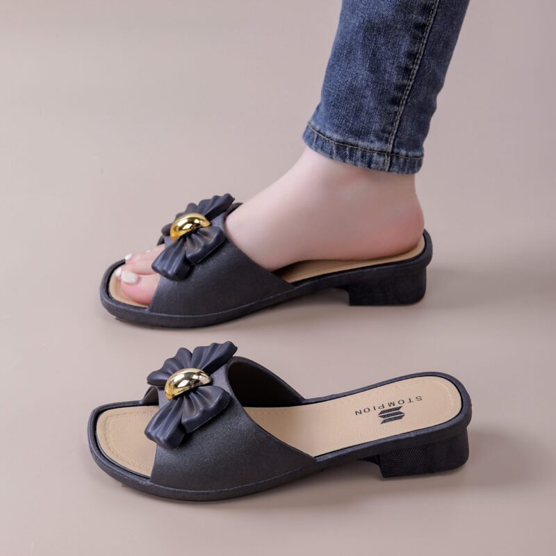 STOMPION RIBBON BUCKLE SANDALS - Image 6