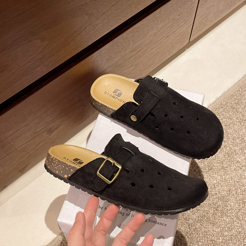STOMPION DOTTED BUCKLE CLOGS - Image 3