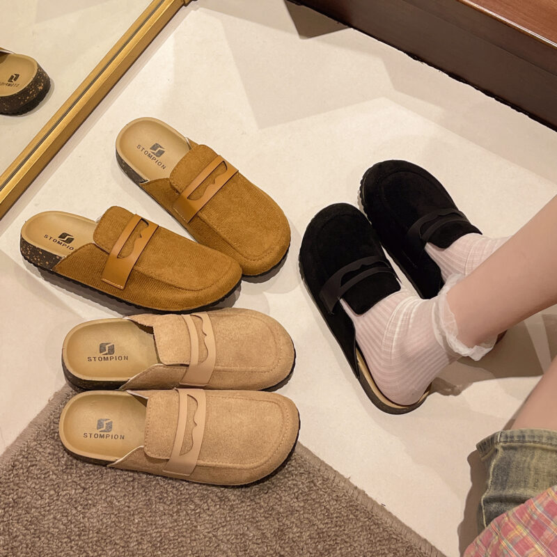 STOMPION MEN LEATHER LIKE CLOGS - Image 6