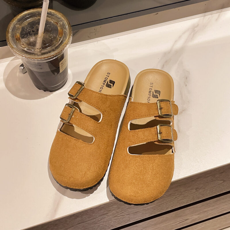 STOMPION DOUBLE STRAP SLIT BUCKLE CLOGS - Image 2