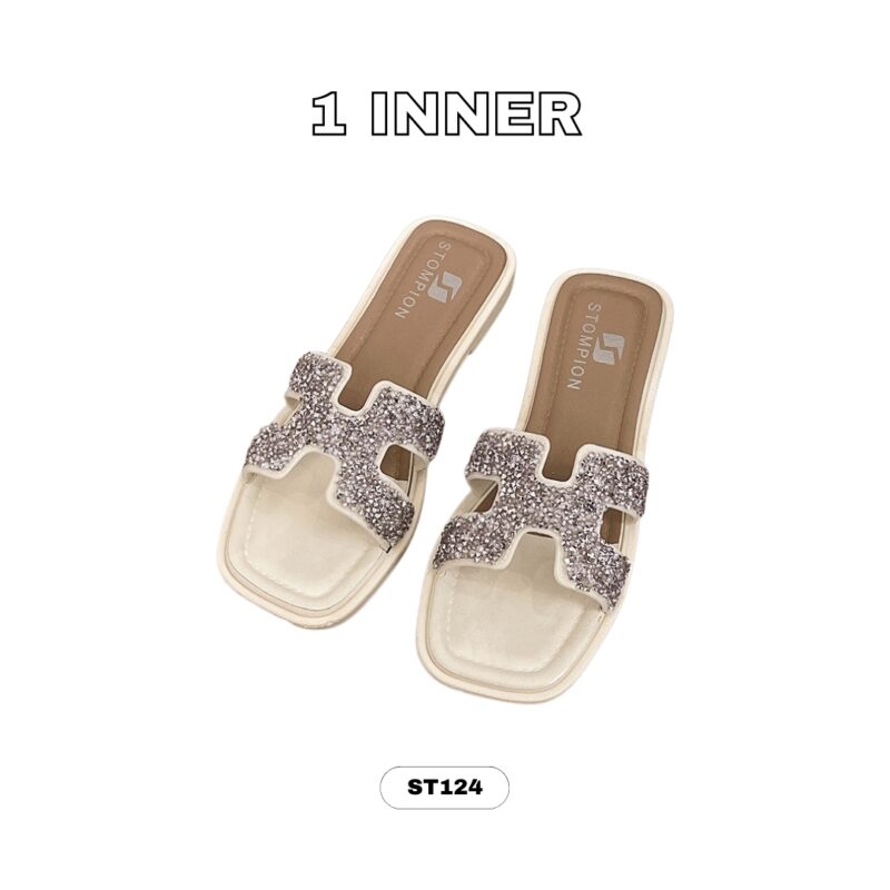 STOMPION H-STRAP GLITTERS SANDALS - Image 8