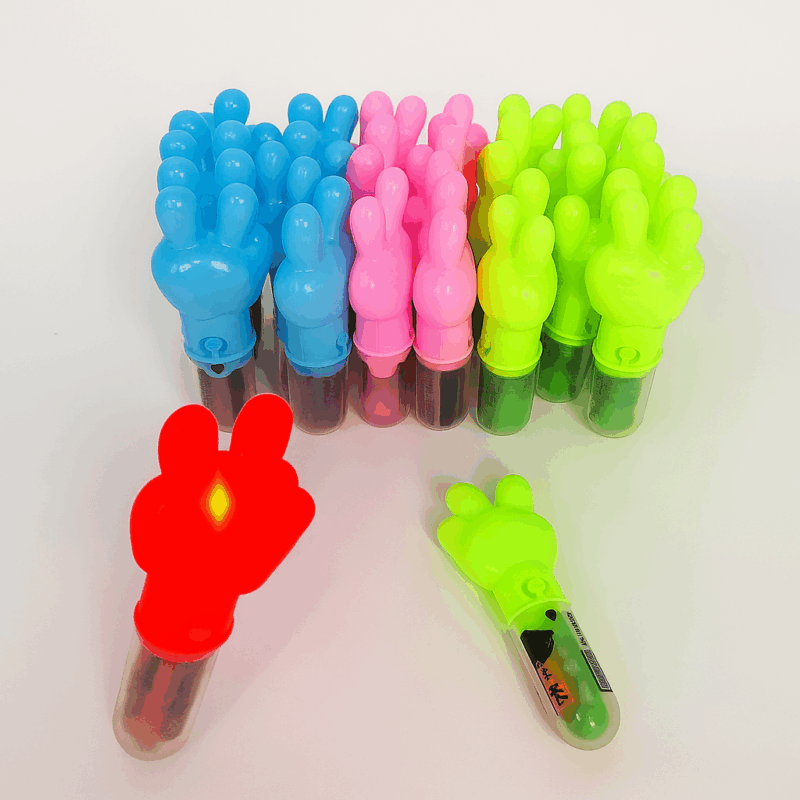 LED LIGHT UP BUBBLE WAND CANDY